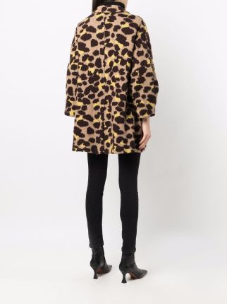 Sigmund leopard-print coat展示图