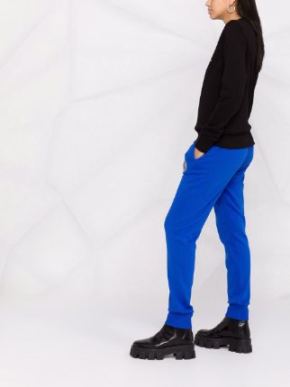 V-Emblem slim cotton joggers展示图