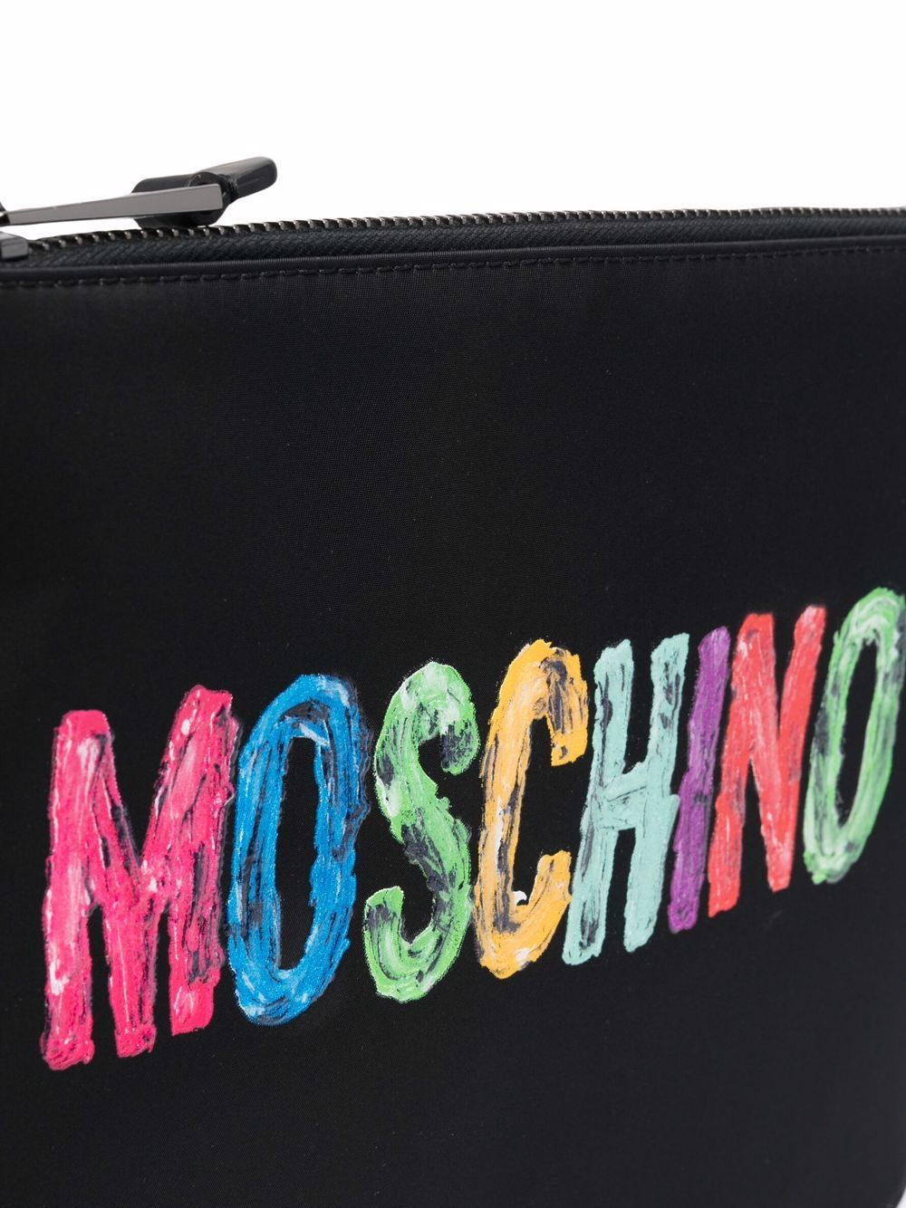 фото Moschino клатч с логотипом