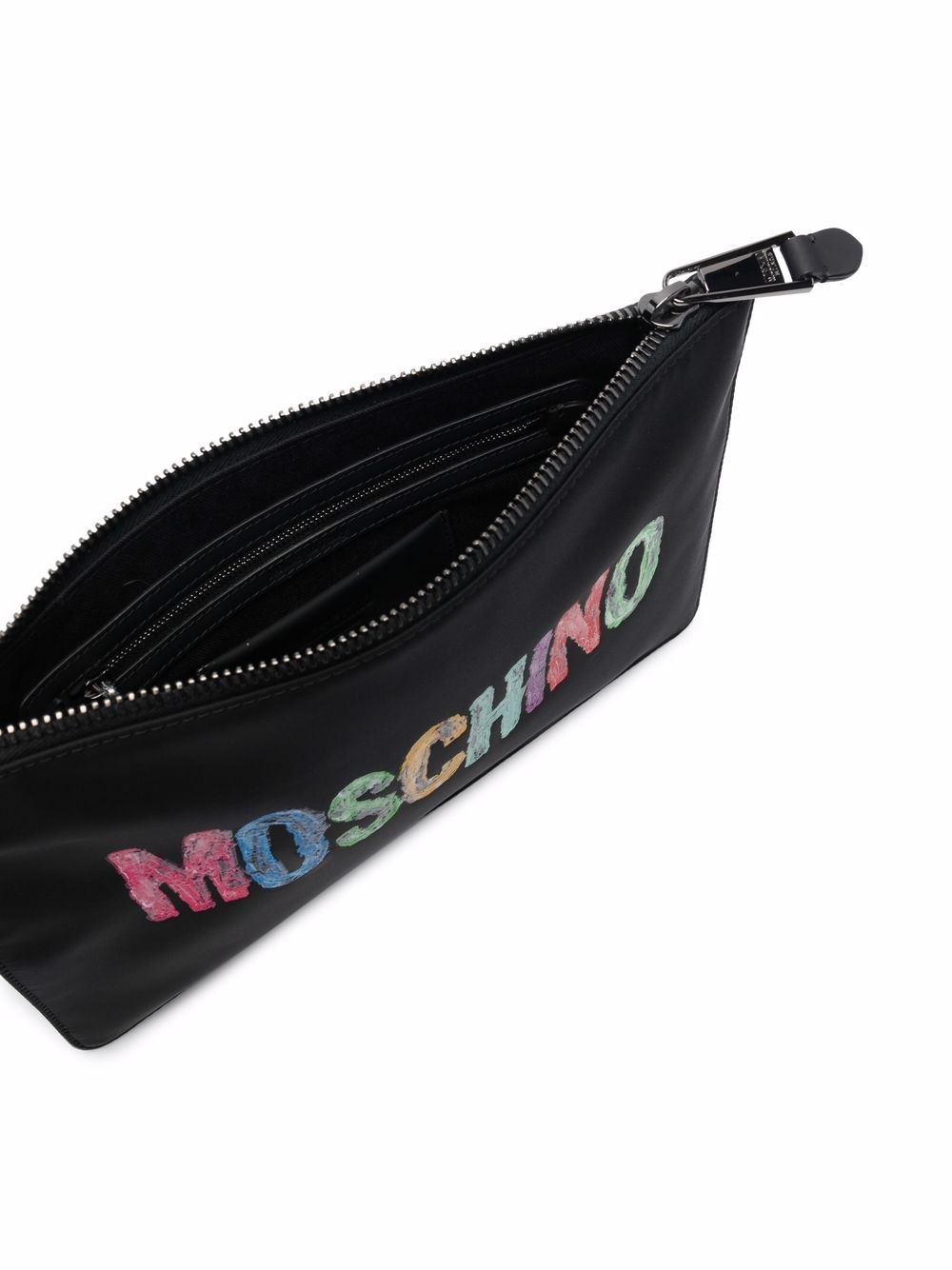 фото Moschino клатч с логотипом