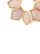 Oscar de la Renta flower resin earrings