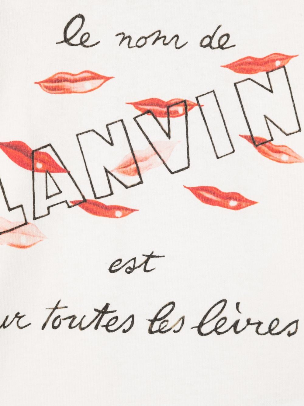 фото Lanvin enfant топ с логотипом