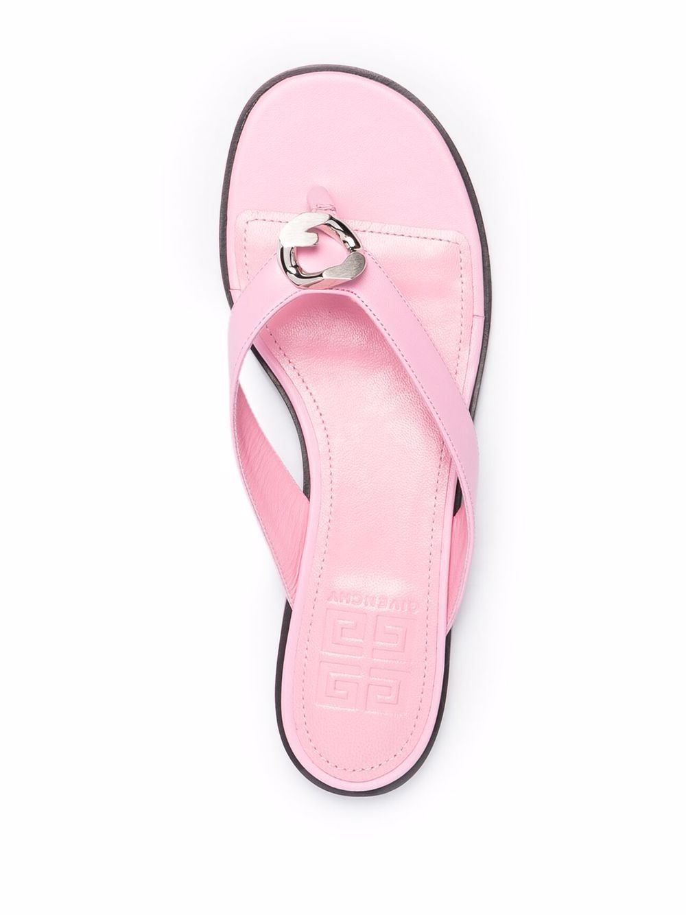 фото Givenchy сандалии с g-образной пряжкой