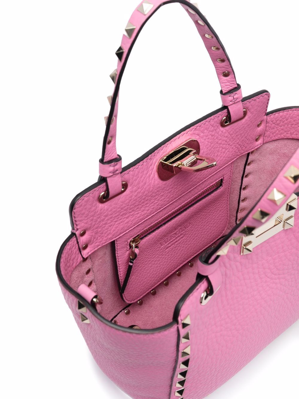 фото Valentino garavani small rockstud tote bag