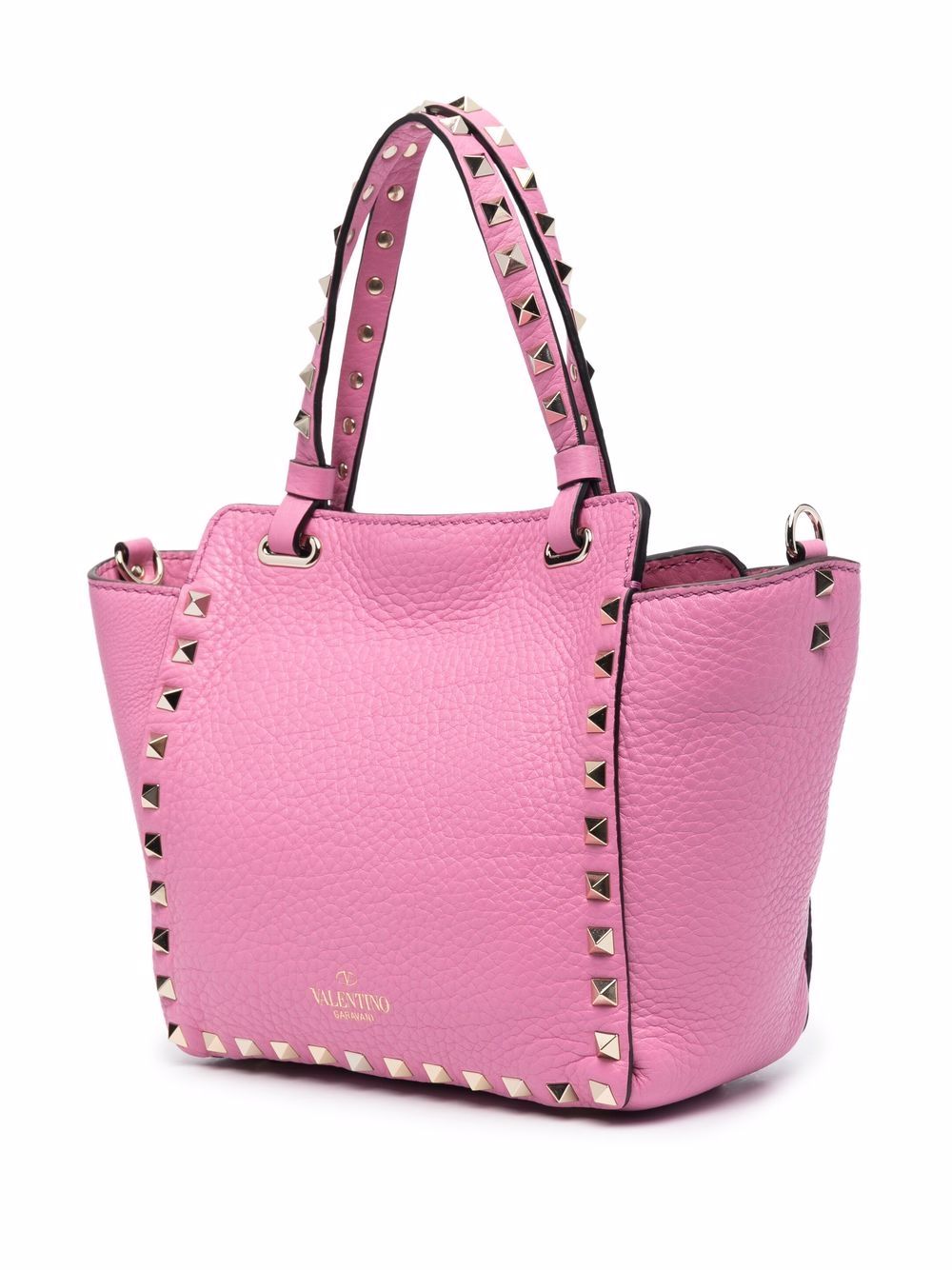 фото Valentino garavani small rockstud tote bag