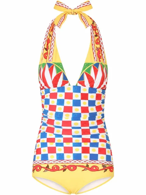 Maillot de bain à imprimé Carretto - Dolce & Gabbana - Modalova