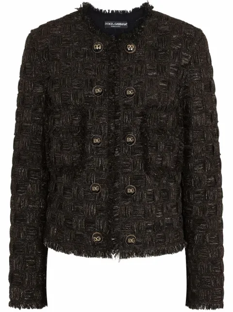 Dolce & Gabbana Gabbana lamé jacquard jacket