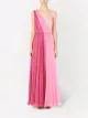 Dolce & Gabbana one-shoulder gathered-detail dress