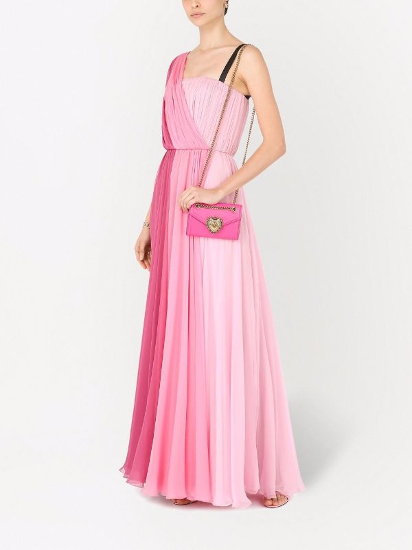 Dolce & Gabbana one-shoulder Chiffon Maxi Dress - Farfetch