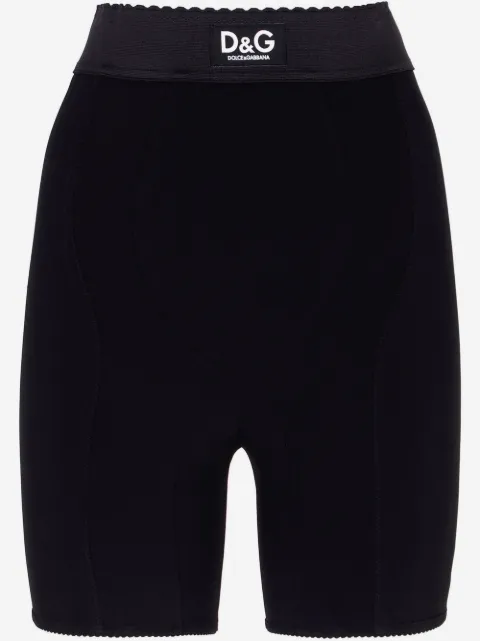 Dolce & Gabbana logo-print cycling shorts