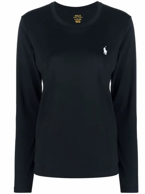 Polo Ralph Lauren logo-embroidered knitted jumper