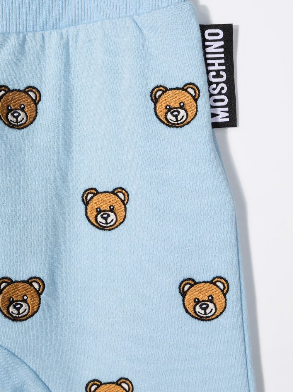 фото Moschino kids спортивные брюки с вышивкой teddy bear