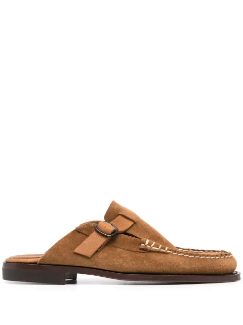 Hereu mules à détail de boucle