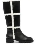 Senso Minnie fur detail boots - Black