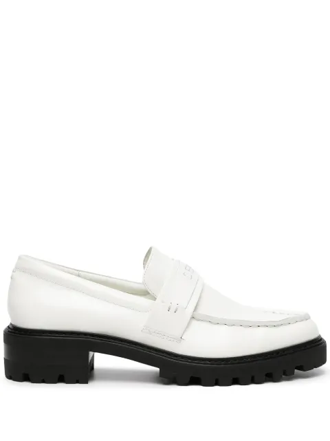 Senso Met I leather loafers 