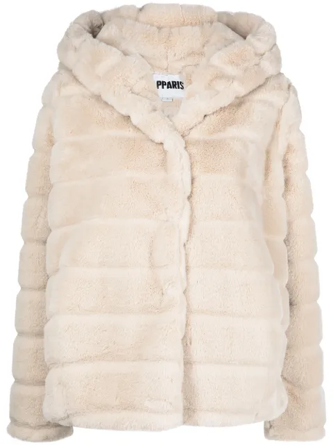 Apparis Goldie hooded faux-fur coat