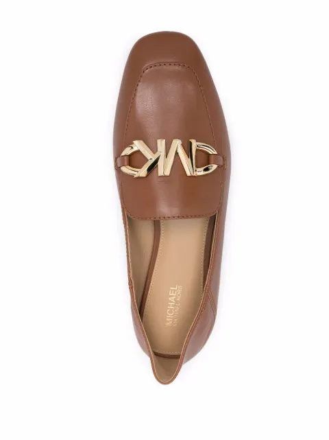 Michael Michael Kors Izzy Leather Loafers - Farfetch