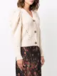 Ulla Johnson puff-sleeve knitted cardigan