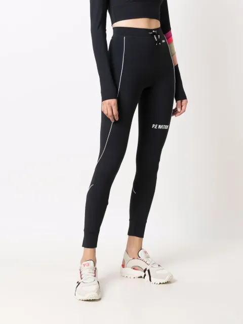 P.E Nation Pivot logo-print leggings 