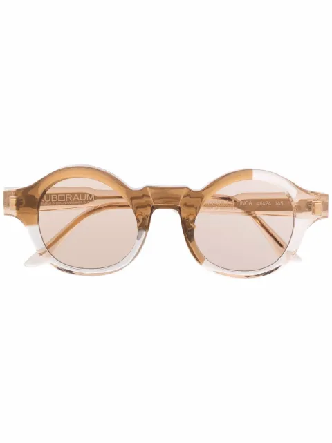 Kuboraum L4 round-frame sunglasses