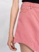 GANNI asymmetric denim miniskirt
