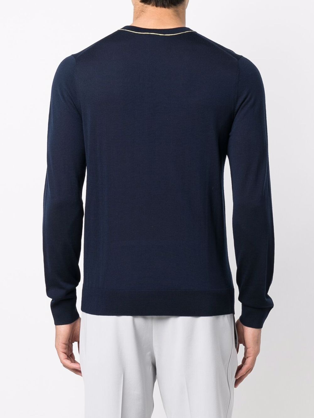 Shop Ps By Paul Smith Pullover Crewneck Jumper In Blau