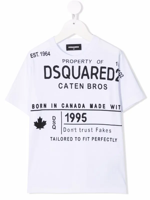 Dsquared2 Kids logo-print Cotton T 