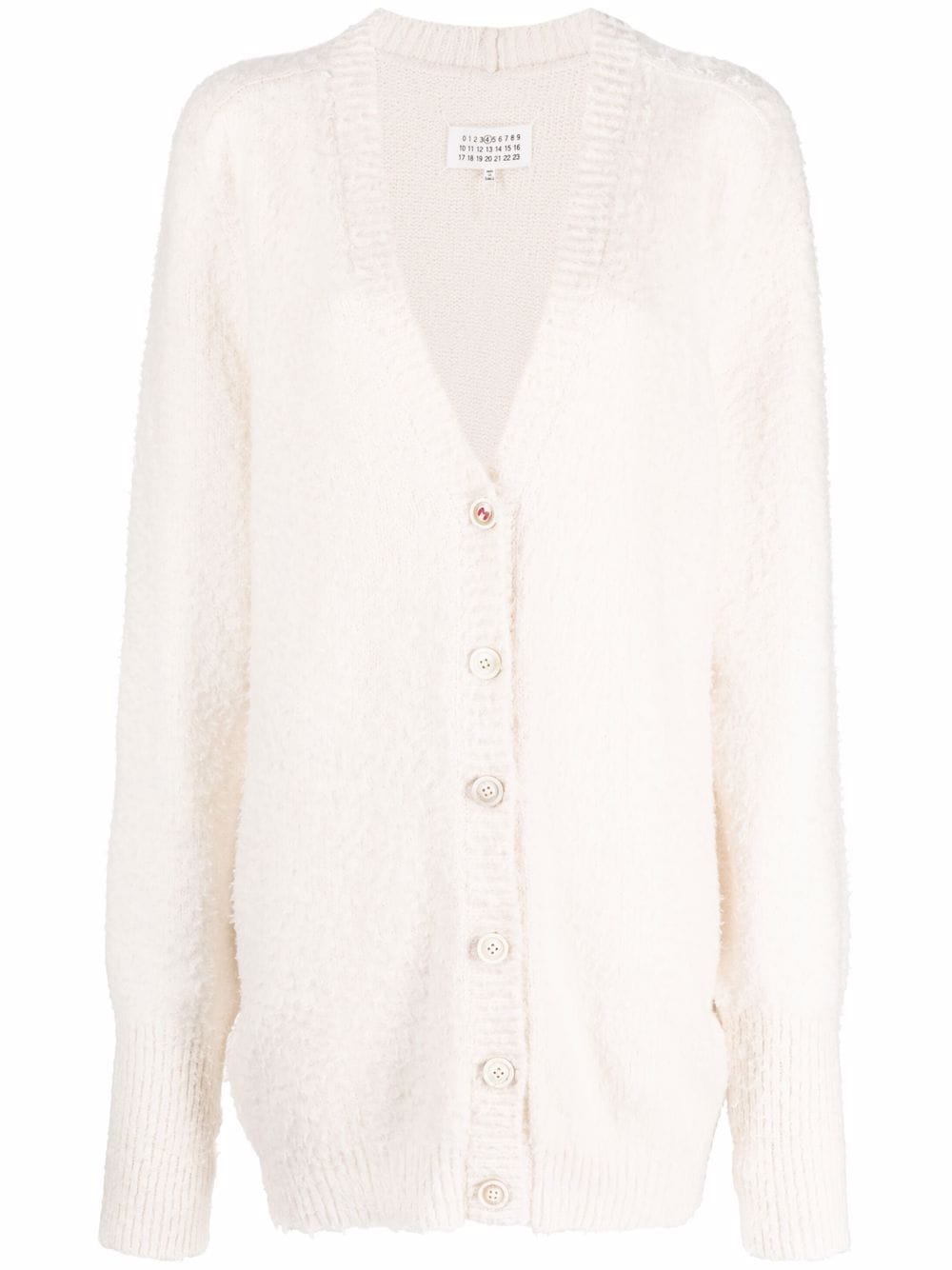 button-up knitted cardigan