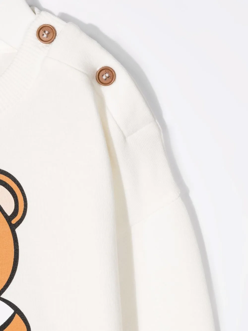 фото Moschino kids толстовка teddy bear с логотипом