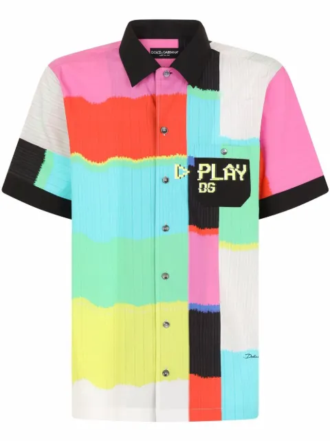 Dolce & Gabbana graphic-print short-sleeve shirt