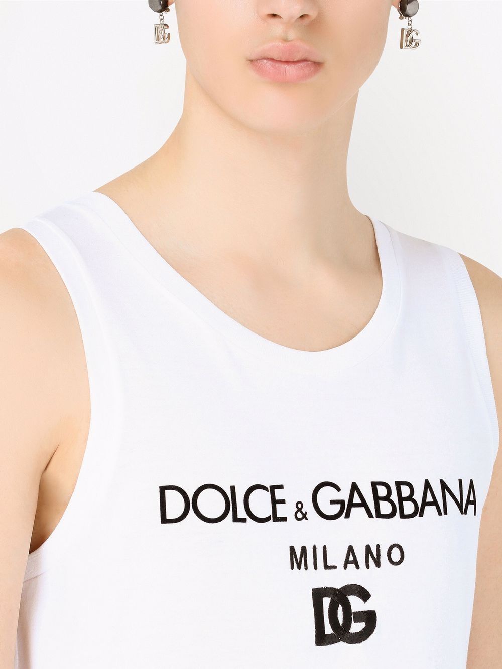 фото Dolce & gabbana топ с логотипом