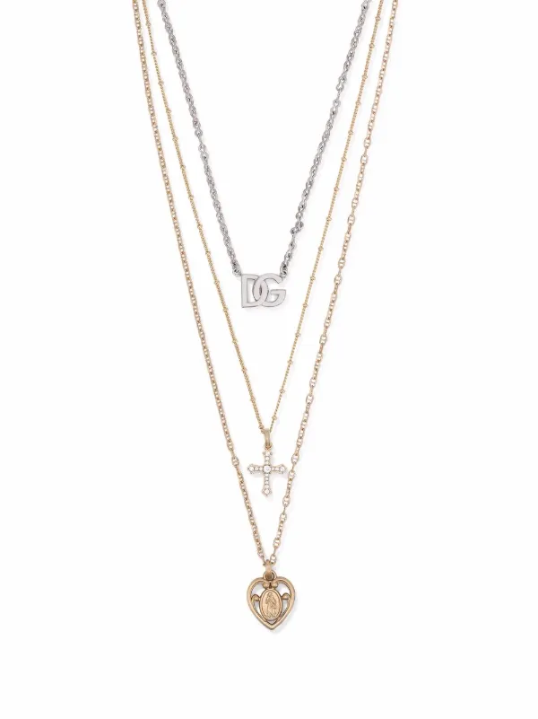 Dolce \u0026 Gabbana triple-layered Pendant 