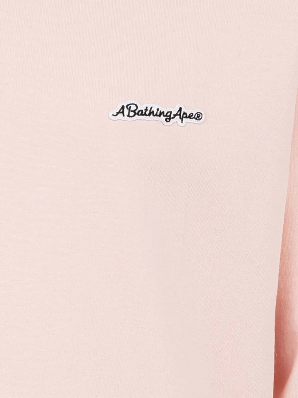 фото A bathing ape® футболка ape patch с длинными рукавами