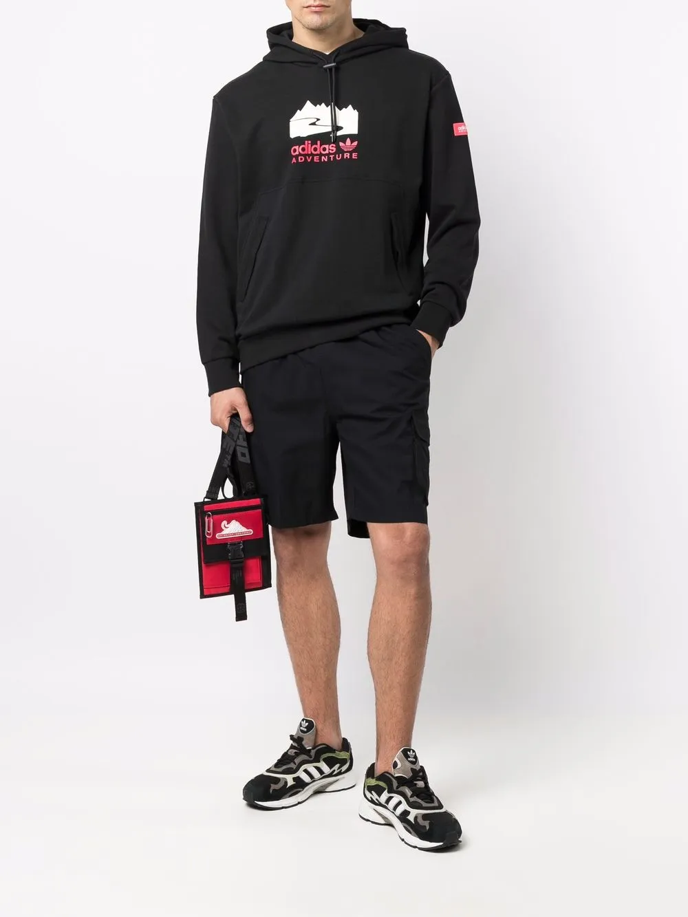 фото Adidas спортивные шорты с эластичным поясом