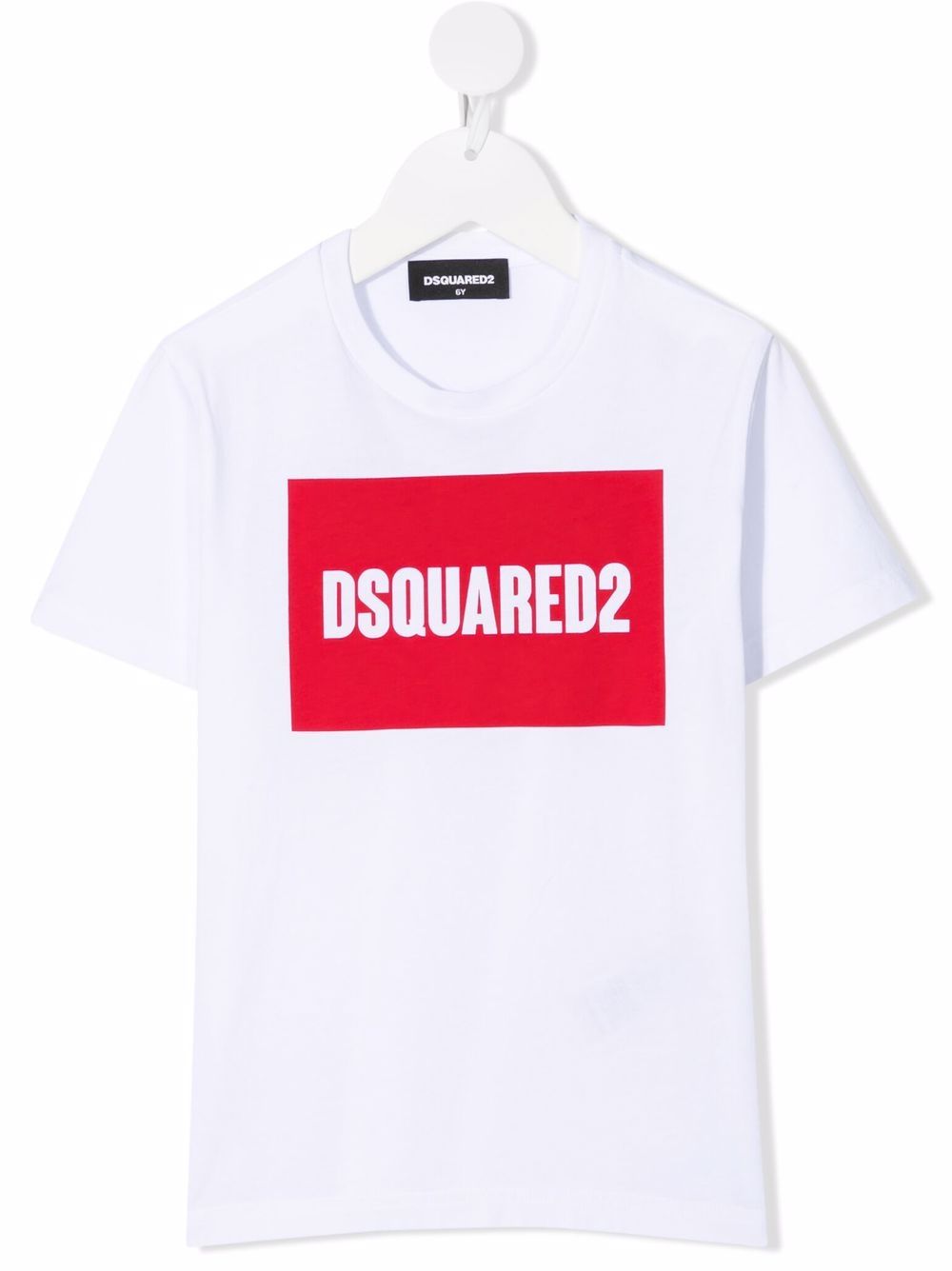 фото Dsquared2 kids футболка с логотипом