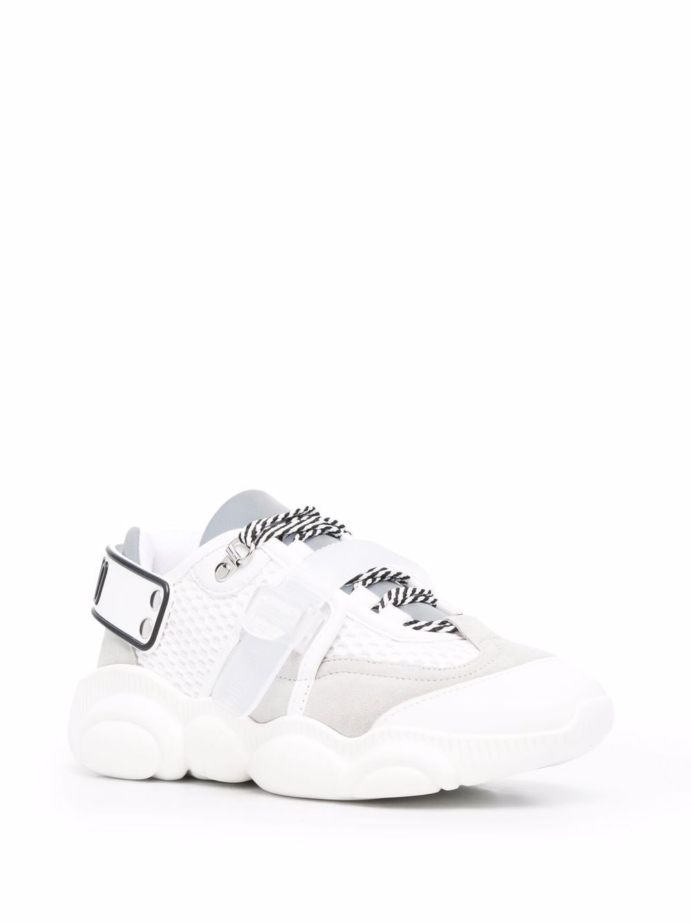 Moschino logo-tape Detail lace-up Sneakers - Farfetch
