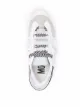 Moschino logo-tape detail lace-up sneakers