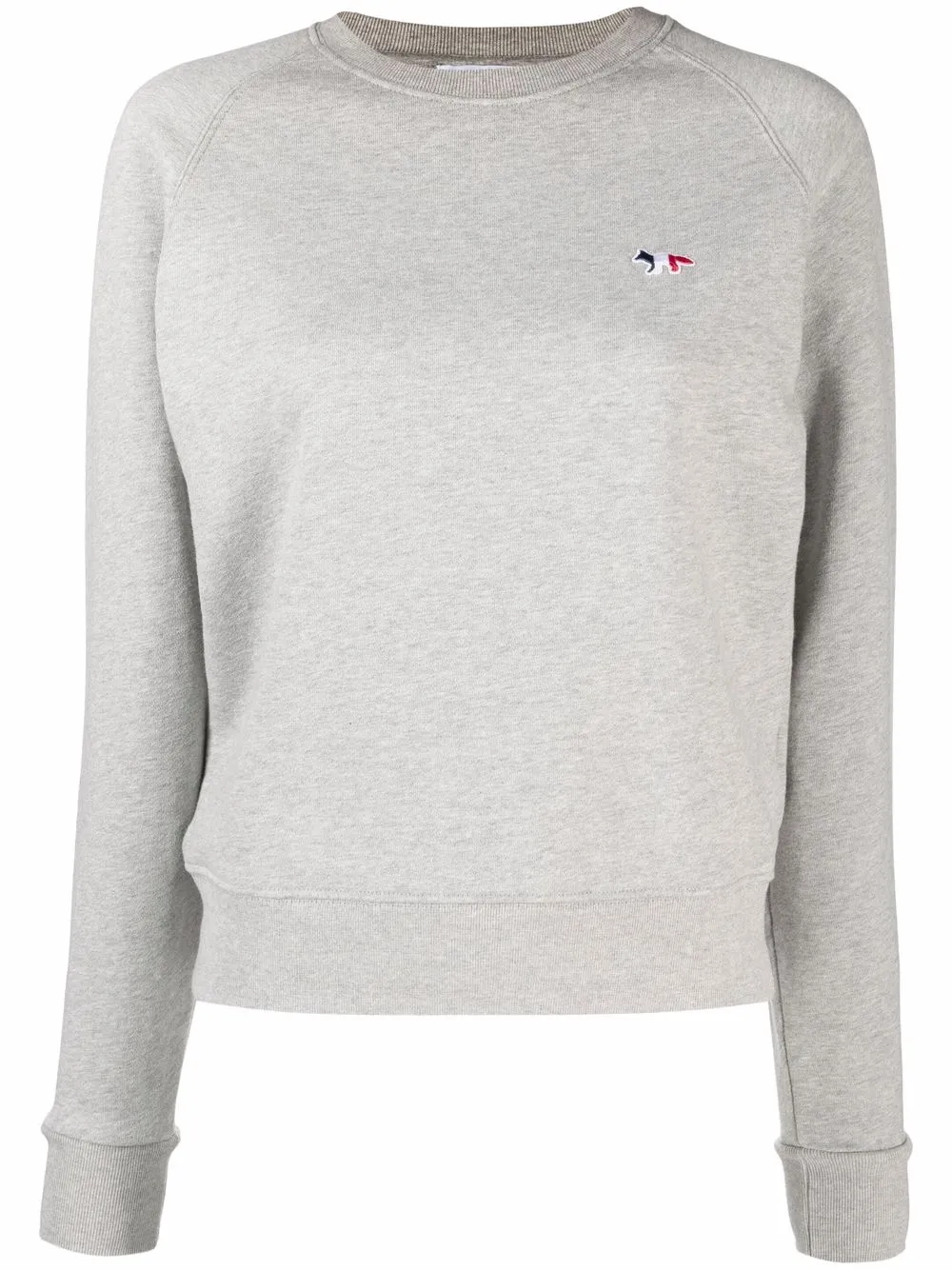 Image 1 of Maison Kitsuné embroidered-logo jumper