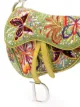 Christian Dior pre-owned butterfly-embroidery Saddle bag