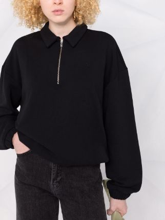 zip-fastening long-sleeve shirt展示图