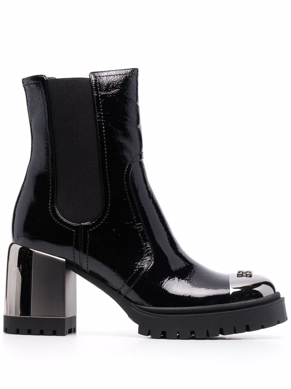 

Casadei New Cult patent-leather boots - Black