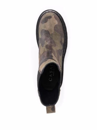 Generation X camouflage-print boots展示图