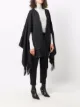 Semicouture кейп с бахромой