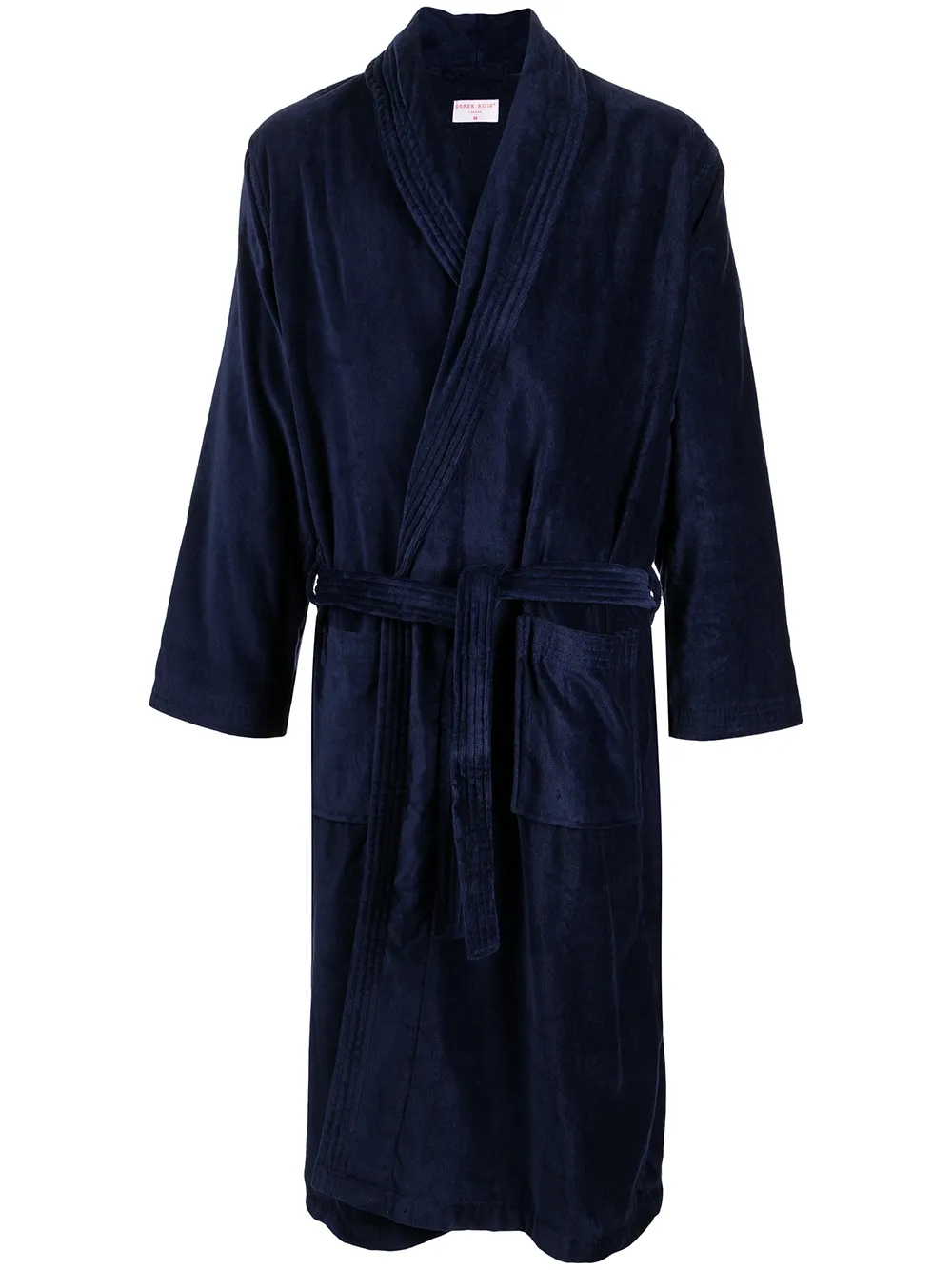 Derek Rose tie-fastening robe