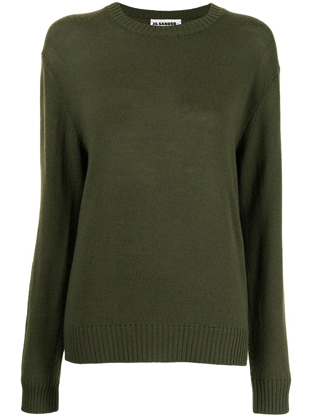 

Jil Sander suéter con cuello redondo - Verde