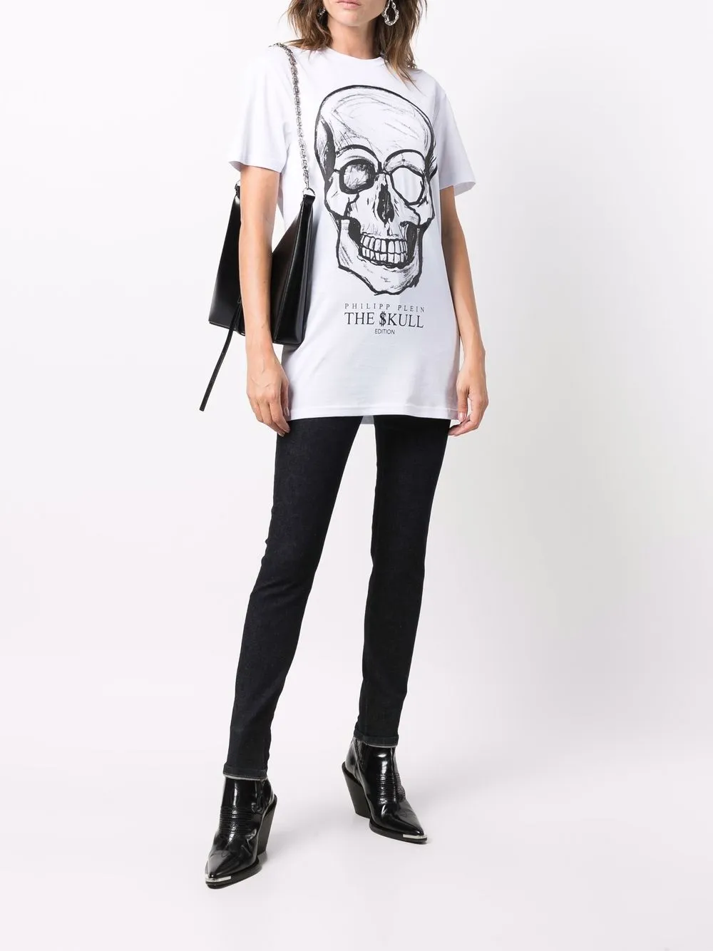 фото Philipp plein футболка с логотипом skull