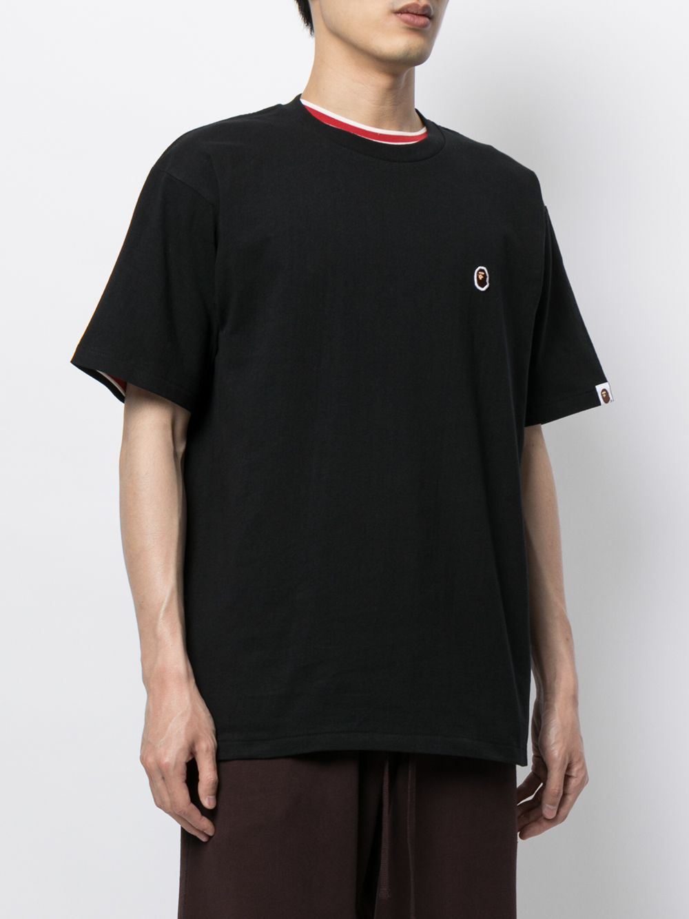 Shop A BATHING APE® logo-patch cotton T-Shirt with Express Delivery ...