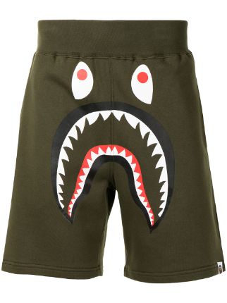 Shop A BATHING APE® Shark sweat shorts with Express Delivery 