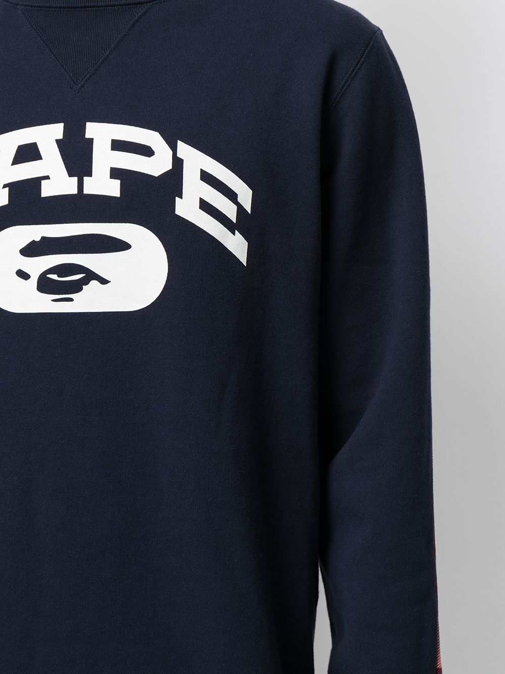 фото A bathing ape® толстовка с контрастным логотипом