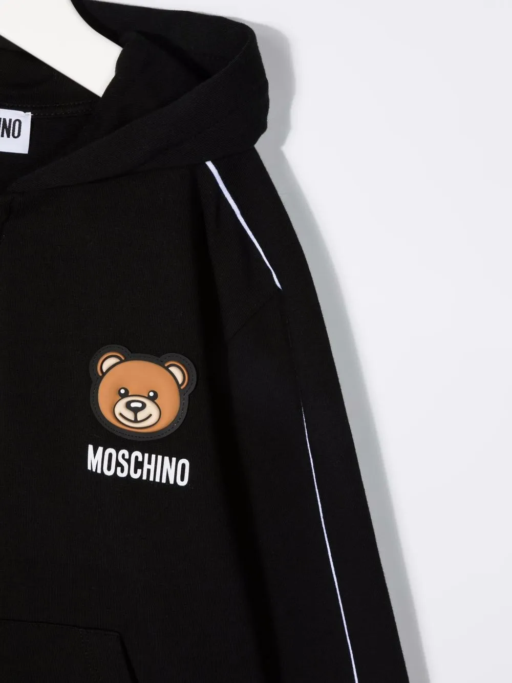 фото Moschino kids худи на молнии с логотипом